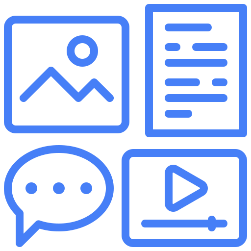 Content marketing icon