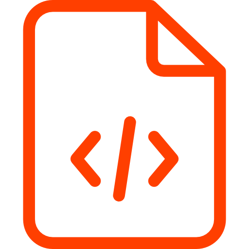 Web coding icon