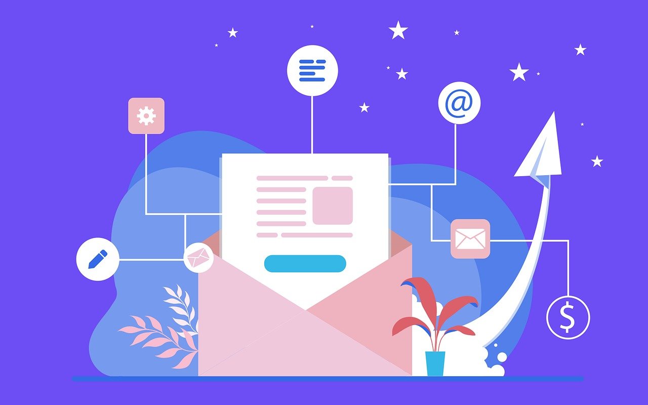 Email marketing graphic