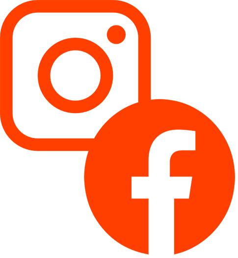 Instagram & Facebook logos