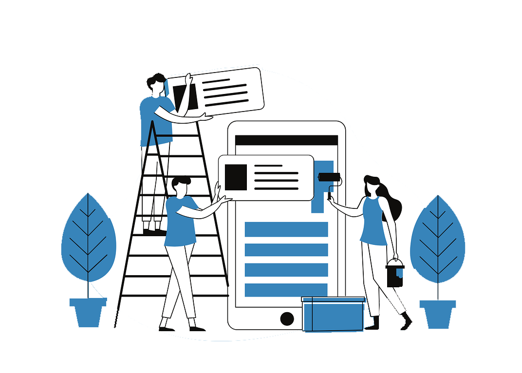 Mobile marketing graphic
